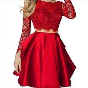 Red two piece homecoming/ sweet 16 dress!
